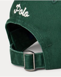 Polo Ralph Lauren - Dog-Embroidered Twill Ball Cap