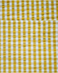 Mosey Me - Citrus Seersucker Flat Sheet