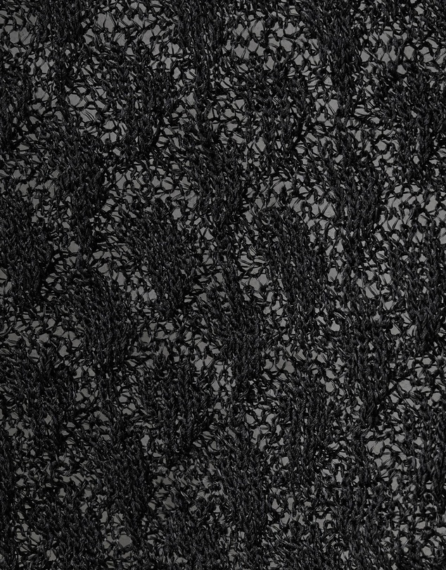 M.N.G - Openwork Knitted Sweater With Bead Fastening