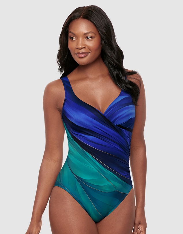 Miraclesuit Swimwear  - Maldiva It's a Wrap Underwired Tummy Control Swimsuit