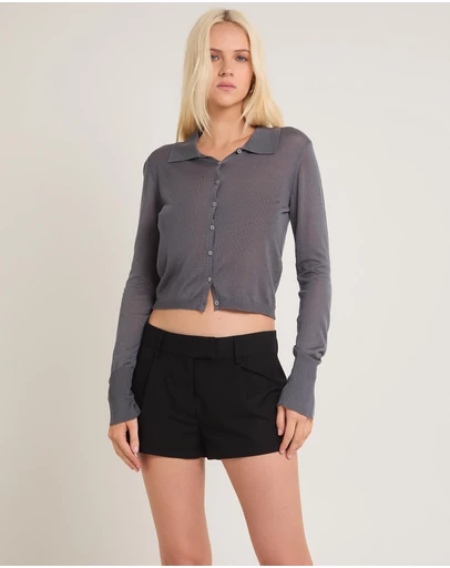 Alice In The Eve - Evelyn Button Front Knit Top