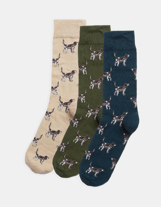 Barbour - Barbour Pointer Dog Socks Gift Box