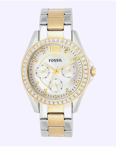 Fossil - Riley Two Tone Analogue Watch