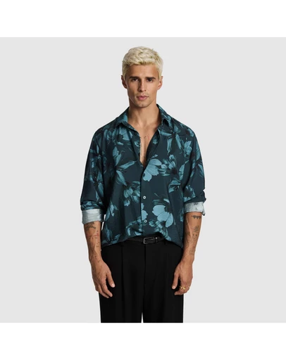 yd. - Massimo Floral Print Shirt