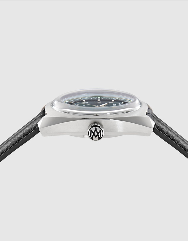 Aston Martin - TS2 Automatic Black Leather Strap Watch
