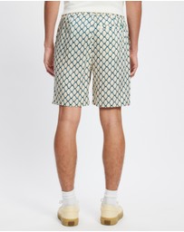 Scotch & Soda - Fave Printed Tencel Relaxed Fit Bermuda Shorts