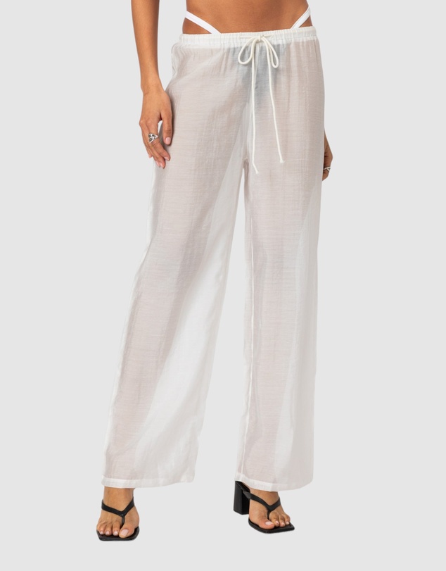 EDIKTED - Breezy Sheer Pants