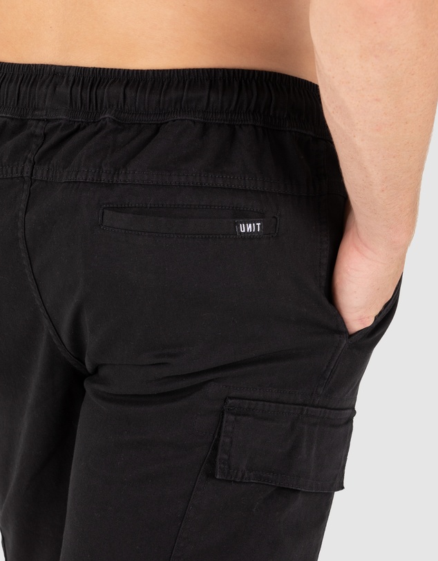 UNIT - UNIT Pivot Mens Elastic Waist Cargo Shorts