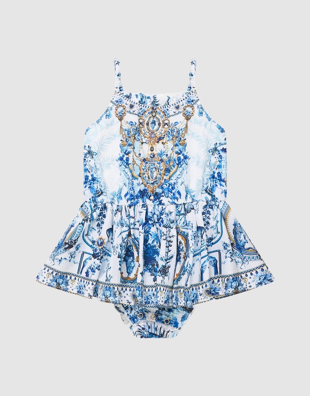 Camilla - Frill Neck Jump Dress - Babies