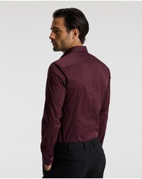 Calibre - Stretch Cotton Poplin Shirt Oxblood