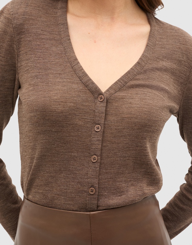 Seed Heritage - Australian Merino Cropped Cardigan