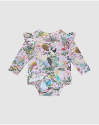 Fleur Harris - 'Faraway Friends' Kindness Bodysuit in Lilac