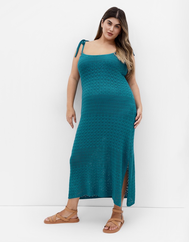 City Chic - Sweet Crochet Dress