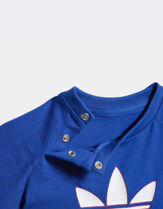 adidas Originals - Trefoil Jumpsuit and Beanie Gift Set - Babies