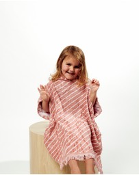 Sand Society - Kids Beach/Bath Bamboo Poncho - Clay
