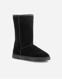 Ozwear Connection Uggs - Ugg Boots Genuine Australian Sheepskin Unisex Long Classic Suede