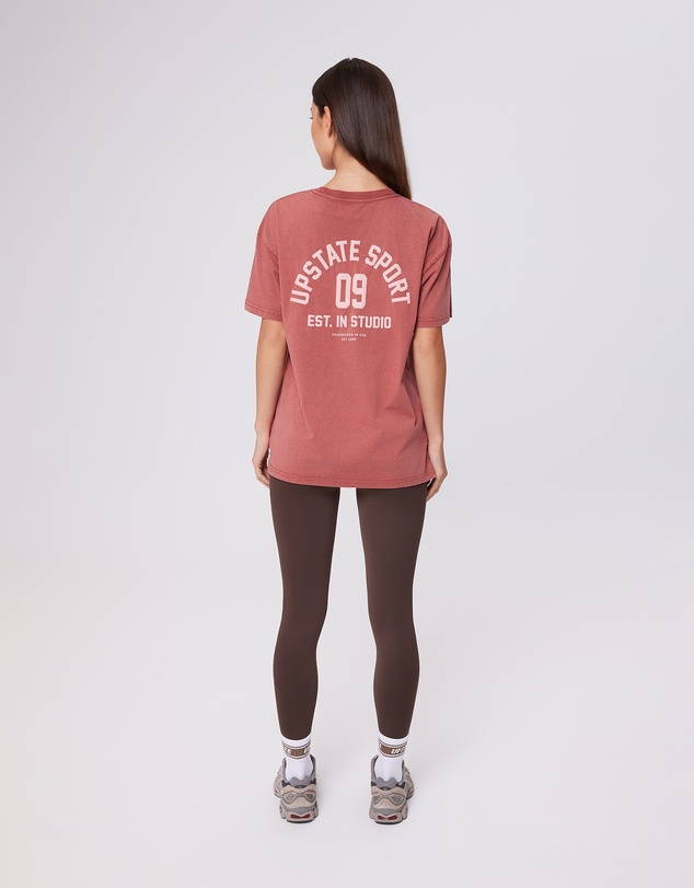 Upstate - Thrive Tee - Washed Marsala