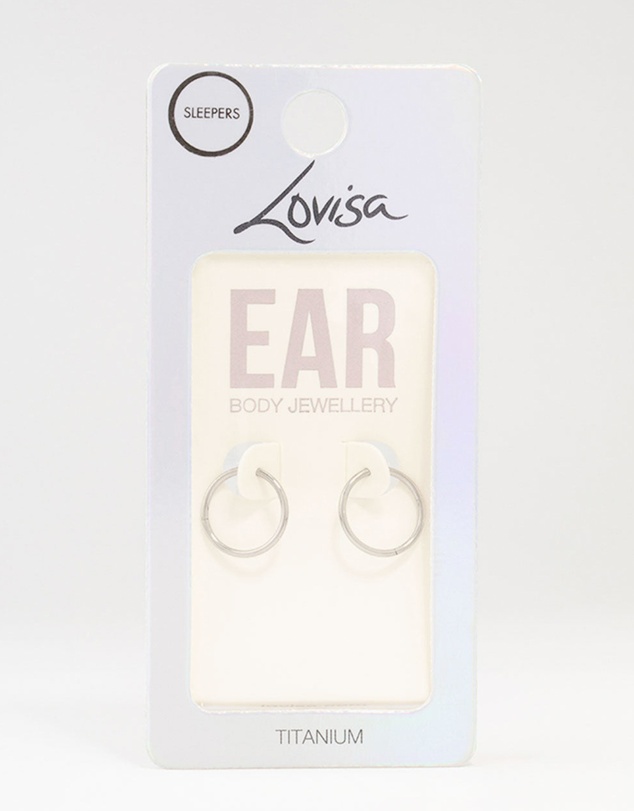 Lovisa - Titanium Sleeper Earrings 12MM