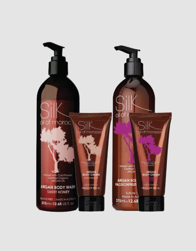 Silk Oil of Morocco - Ultimate Luxe Argan Body Wash - Value Pack