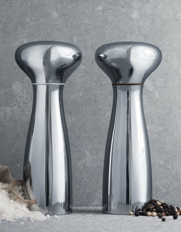 Georg Jensen - Alfredo kitchen roll holder and salt and pepper mills