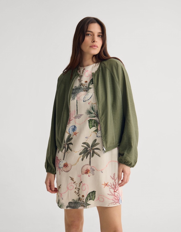 Oxford - Cindy Unlined Bomber Jacket