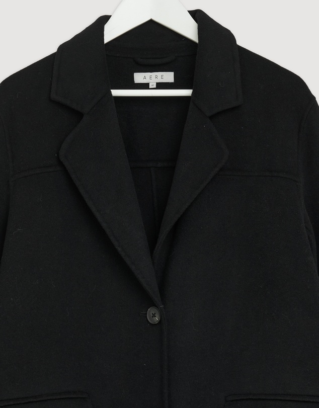 Revibe - Repaired AERE Orla Double Faced Wool Coat - AU 12