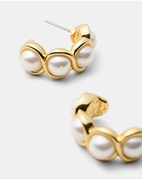 MIMCO - Jovie Pearl Hoop Earrings
