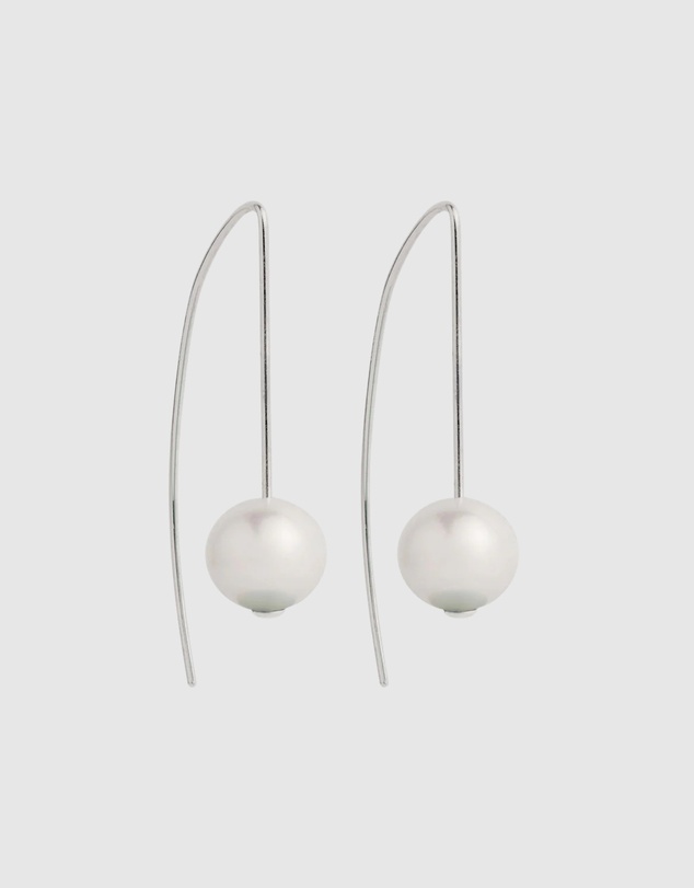 Najo - The Cove Silver Pearl Earring