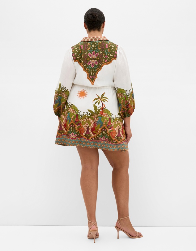 City Chic - Fools Paradise Print Mini Dress