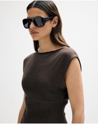 Minima Esenciales - Lilo Cotton Cashmere Blend Knit Top