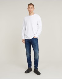 G-Star - 3301 Slim Worker Blue Faded