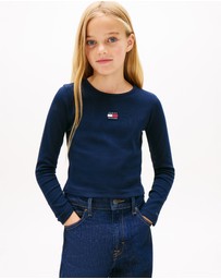 Tommy Hilfiger - Heritage Extra Slim LS T-Shirt - Teens