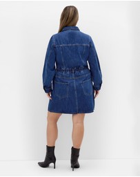 City Chic - Liora Denim Mini Dress