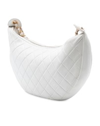 Pre-Loved by Azura Reborn - Pre-Loved Quilted Lambskin All About Chains Hobo