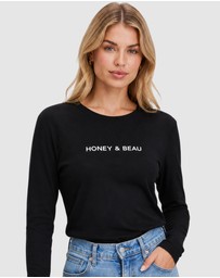 Honey and Beau - Honey Beau Long Sleeve Tee