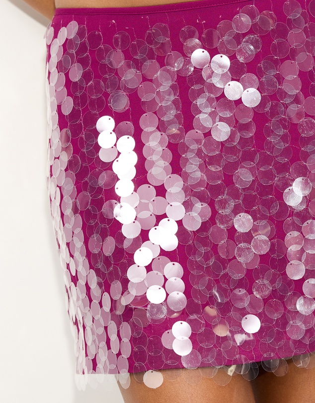 Dazie - Discoteca Sequin Mini Skirt