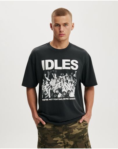 LCN BRA WASHED BLACK  IDLES - DANCING