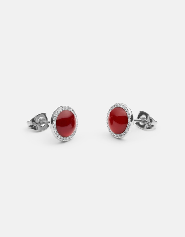 Daniel Wellington - Audrey Earrings Red Agathe