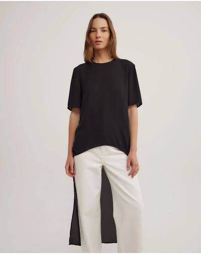 Witchery - High Low Woven Top