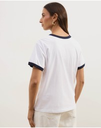 Atmos&Here - Short Sleeve Ringer T-Shirt