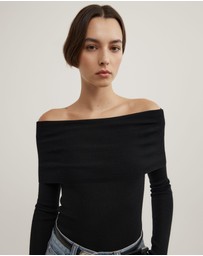 Witchery - Fold Over Knit
