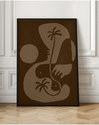 Olive et Oriel - The Land Story 5 by Shatha Al Dafai Art Print