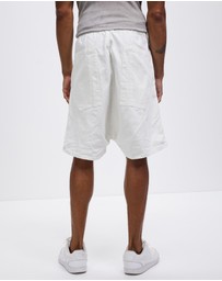 Surrounded By Ghosts - The Garnet Denim Drawstring Shorts