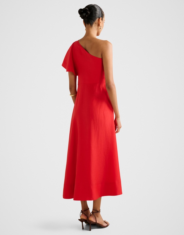 Forever New Petite - Mattea Petite One Shoulder Midi Dress