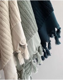 Aura Home - Paros Rib Bath Towel Set