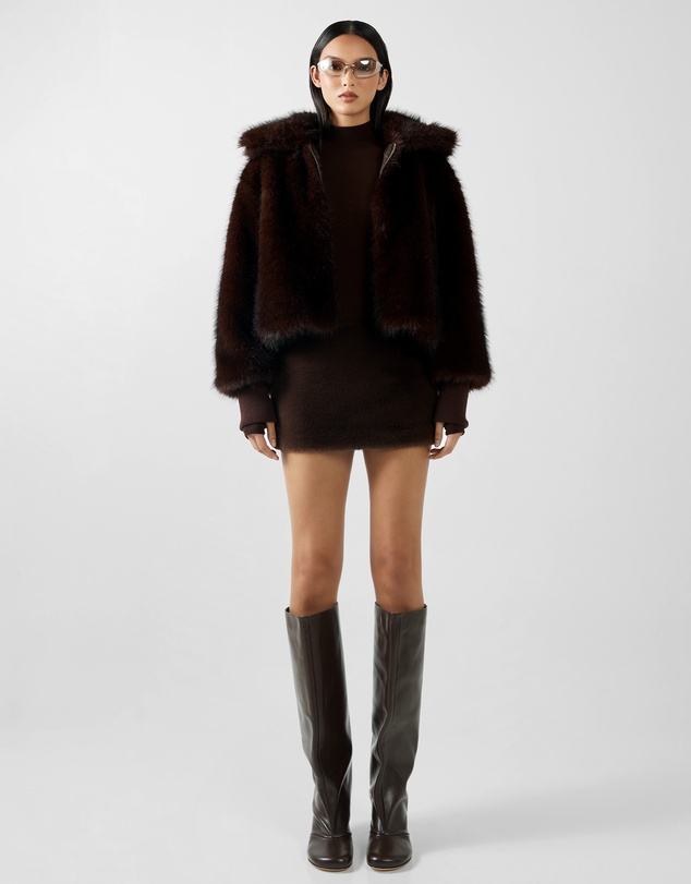 BY.DYLN - Reese Faux Fur Bomber