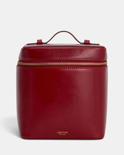 Oroton - Indi Crackle Medium Vanity Travel Case