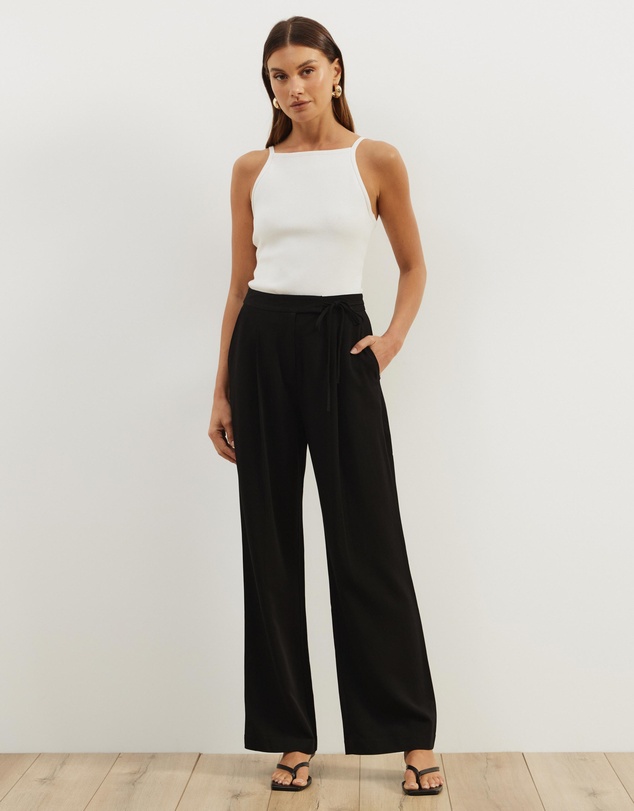 Atmos&Here - Erin Tie Pleated Pants
