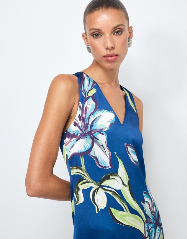 Revibe - Repaired AERE Allona V-Neck Maxi Dress - AU 14