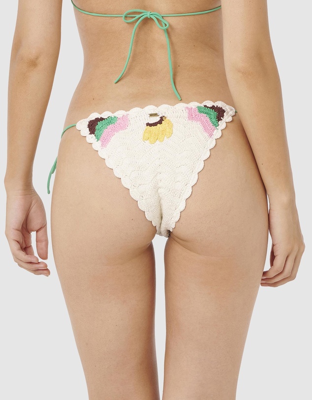 Rip Curl - Luau Crochet Tie Side Cheeky Bikini Bottoms